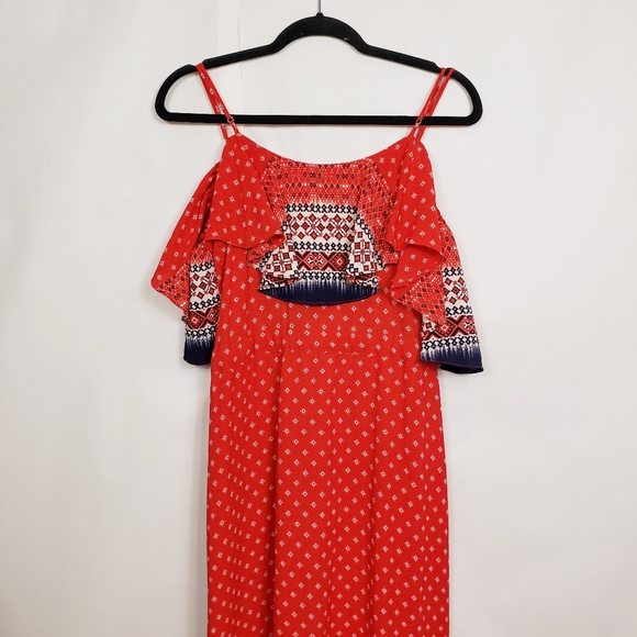 Misa Los Angeles off the shoulder midi dress size medium - Picture 8 of 12